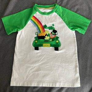 Boys or girls Embroidered St. Patrick's Day Top - Little Leprechaun
